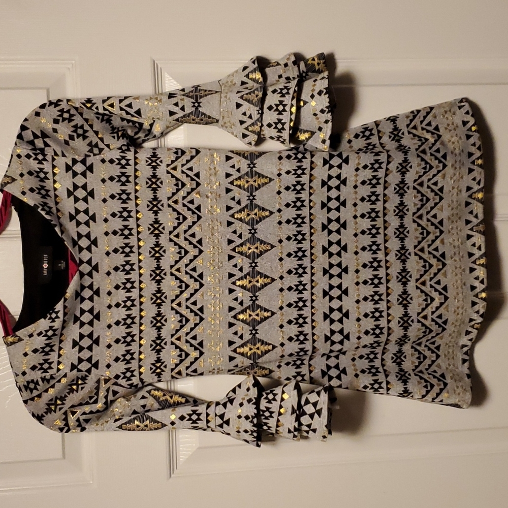 Amy Byer Aztec Print Dress